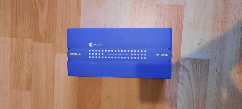 Die Originalverpackung des Smart Lock Systems.